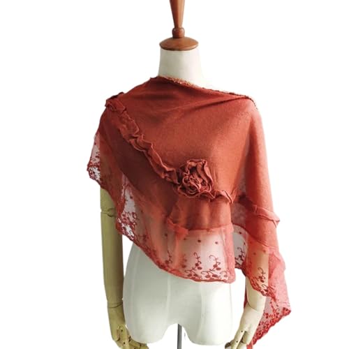 Lehourmast Schals Tücher Halstuch Scarf Schal Damen Orange von Lehourmast