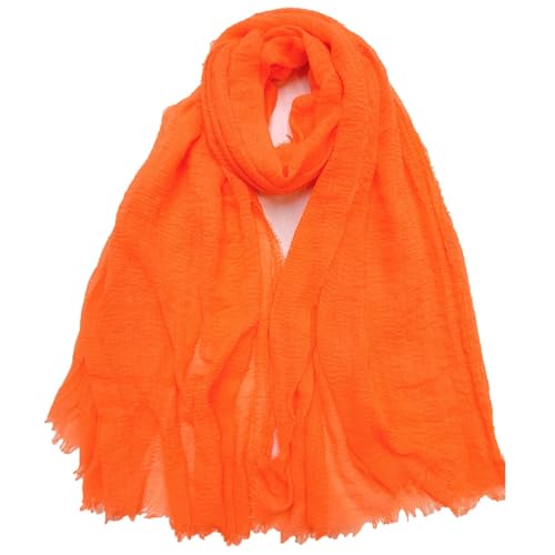 Lehourmast Schals Tücher Halstuch Scarf Schal Damen Orange von Lehourmast