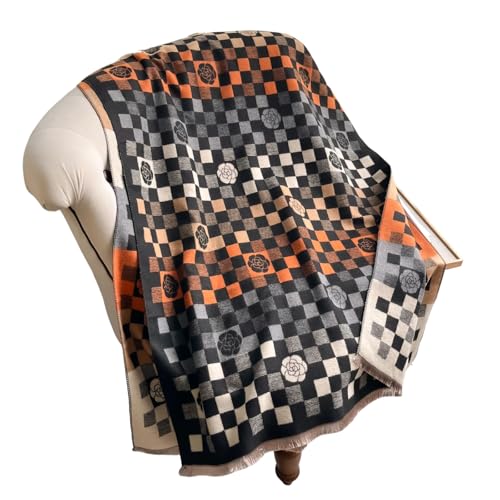 Lehourmast Schals Tücher Halstuch Scarf Schal Damen Schwarz von Lehourmast