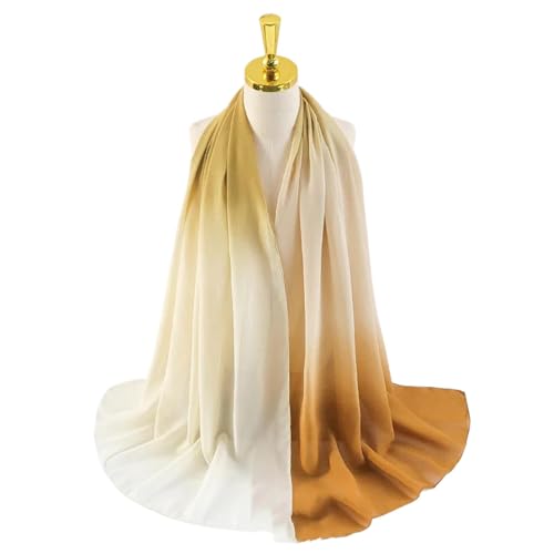 Lehourmast Schals Tücher Halstuch Scarf Schal Damen Yjgradient-11Camel von Lehourmast