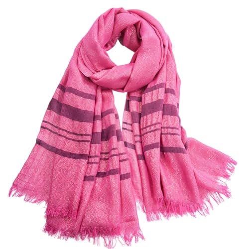 Lehourmast Schals Tücher Halstuch Scarf Schal Für Damen In Rosarot von Lehourmast