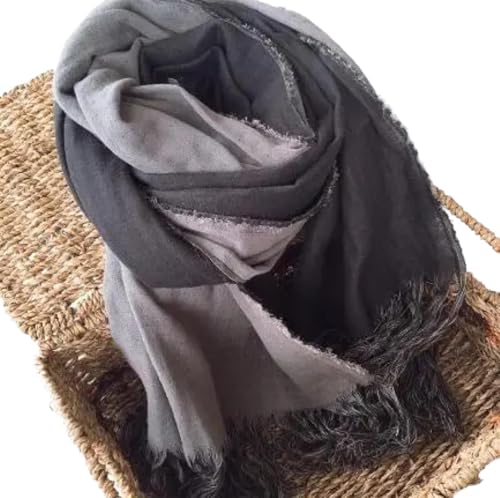 Lehourmast Schals Tücher Halstuch Scarf Schals Herren Und Damen 90X180Cm Schwarz von Lehourmast