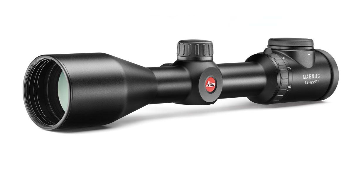 Leica Magnus 1,8-12x50i Zielfernrohr mit Schiene ohne Ballistik Turm Leica Magnus 1,8-12x50i Zielfernrohr mit Schiene ohne Ballistik Turm von Leica