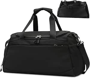 Sporttasche Damen Herren: Sporttasche Reisetasche Wasserdicht Sporttaschen Reisetasche mit Schuhfach Gym Bag/Schwimmtasche/Saunatasche Verwendet Werden kann von Leikurvo