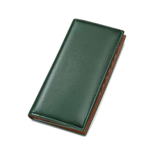 Lejdi Business-Geldscheinklammern Geldbörsen for Damen Portemonnaies Abendtaschen Handtaschen Kartenetuis aus echtem Leder Geld-Organizer(Green) von Lejdi