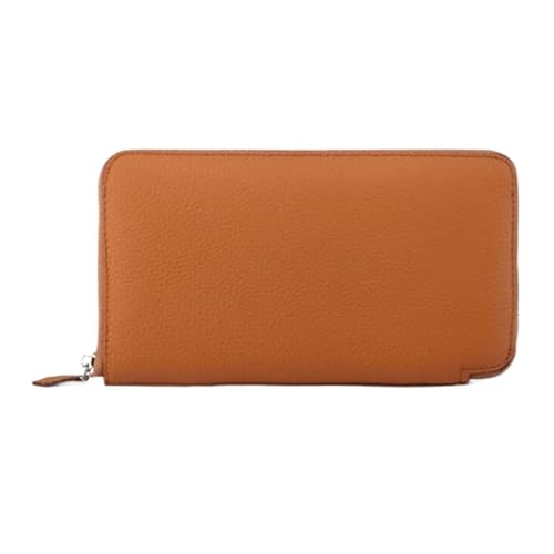 Lejdi Damen Geldscheinklammern Geldbörsen Echtleder Kartenetuis Abendtaschen Geldbörsen Business Handtaschen 7,7 Zoll(Brown) von Lejdi