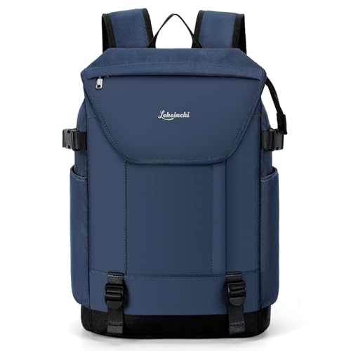 Lekeinchi Rucksack Damen Herren, Stylischer Laptop Schulrucksack Wasserdicht mit 15.6 Zoll Laptopfach, Leichter Elegant Tagesrucksack Reiserucksack für Uni Schule, Arbeit, Freizeit, Reisen-Blau Lekeinchi Rucksack Damen Herren, Stylischer Laptop Schulrucksack Wasserdicht mit 15.6 Zoll Laptopfach, Leichter Elegant Tagesrucksack Reiserucksack für Uni Schule, Arbeit, Freizeit, Reisen-Blau von Lekeinchi