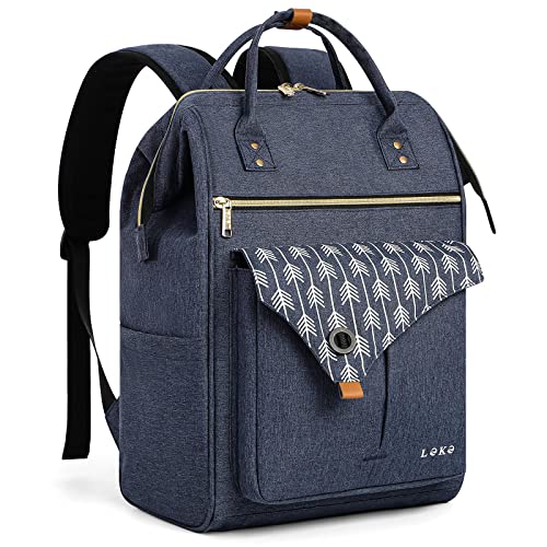 Lekesky Rucksack Damen Laptop Rucksack 15,6 Zoll Schulrucksack Daypack mit Anti Diebstahl Tasche für Reisen, Arbeit, Uni, Schule u. Büro, Blau Lekesky Rucksack Damen Laptop Rucksack 15,6 Zoll Schulrucksack Daypack mit Anti Diebstahl Tasche für Reisen, Arbeit, Uni, Schule u. Büro, Blau von Lekesky