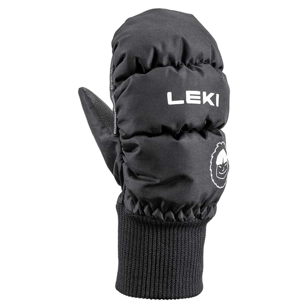 Leki Alpino Little Eskimo Short Mittens Schwarz 6-7 Years Junge von Leki Alpino