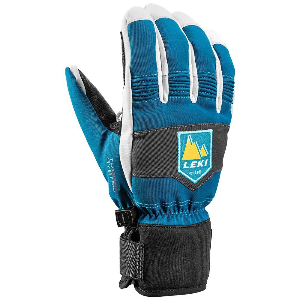 Leki Alpino Patrol 3d Gloves Blau 12-13 Years Junge von Leki Alpino