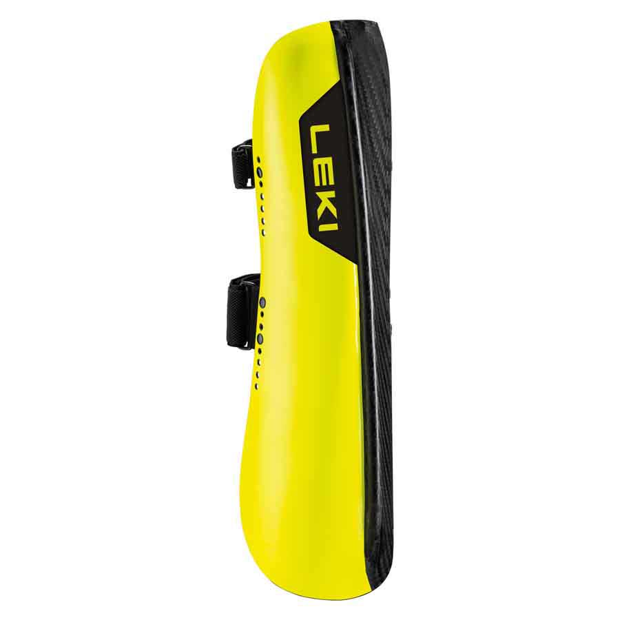 Leki Alpino Railroad Race Long Shin Guards Gelb von Leki Alpino