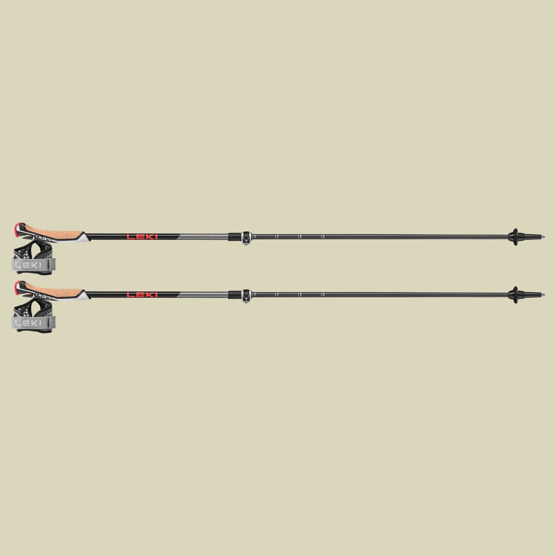 Instructor Lite Länge:100-125cm Farbe dark anthracite-silvergray-bright red von Leki