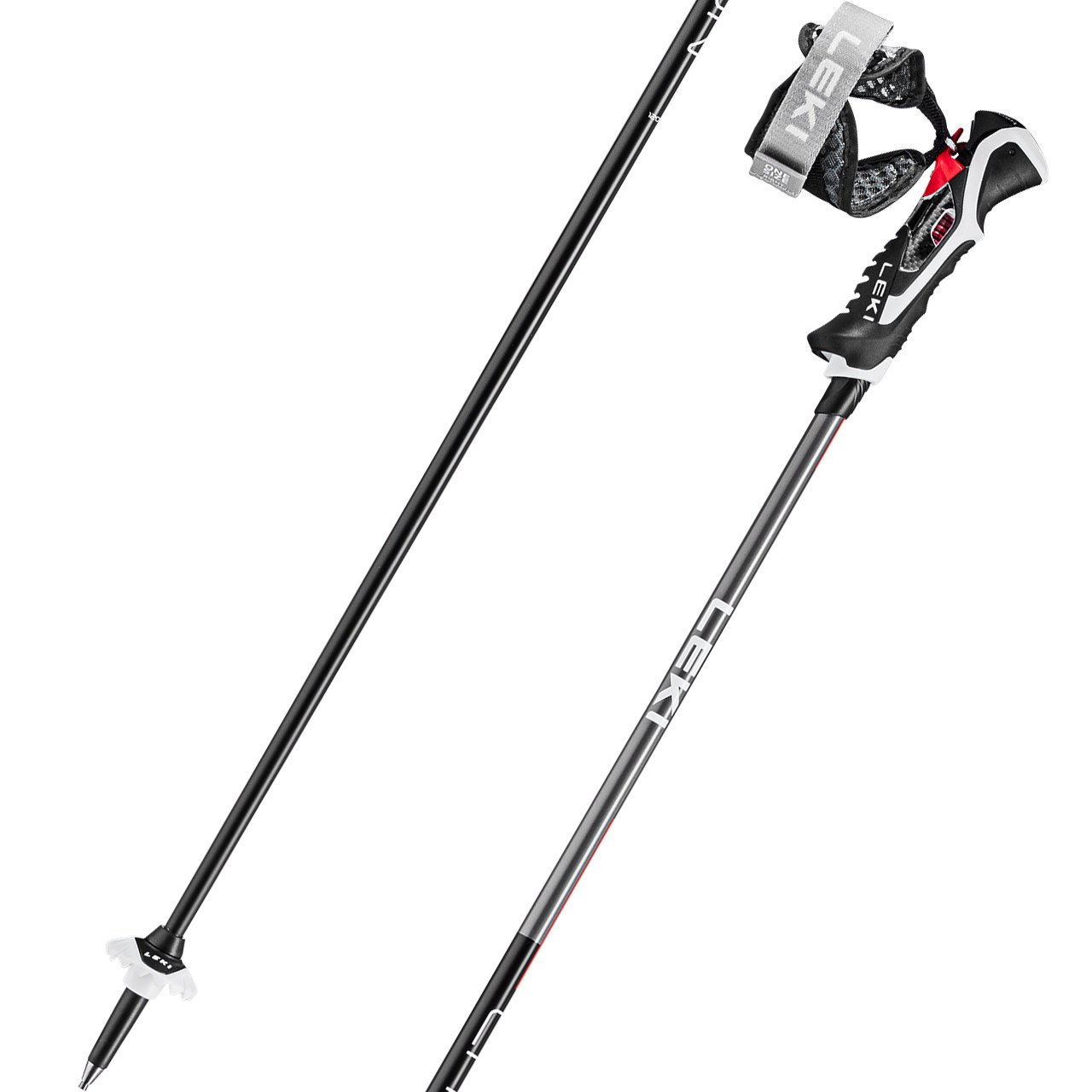 Leki Carbon 14 3D black/dark anthra/bright red von Leki