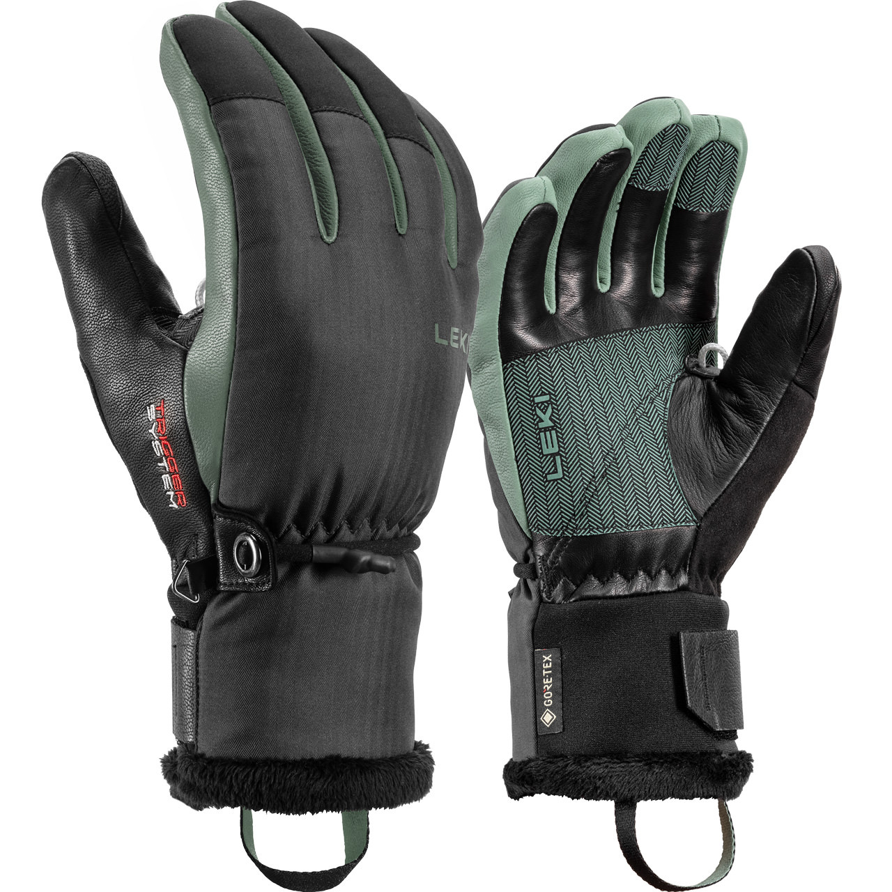 Leki Damen Handschuh LANTANA 3D GTX graphite/dusty green von Leki