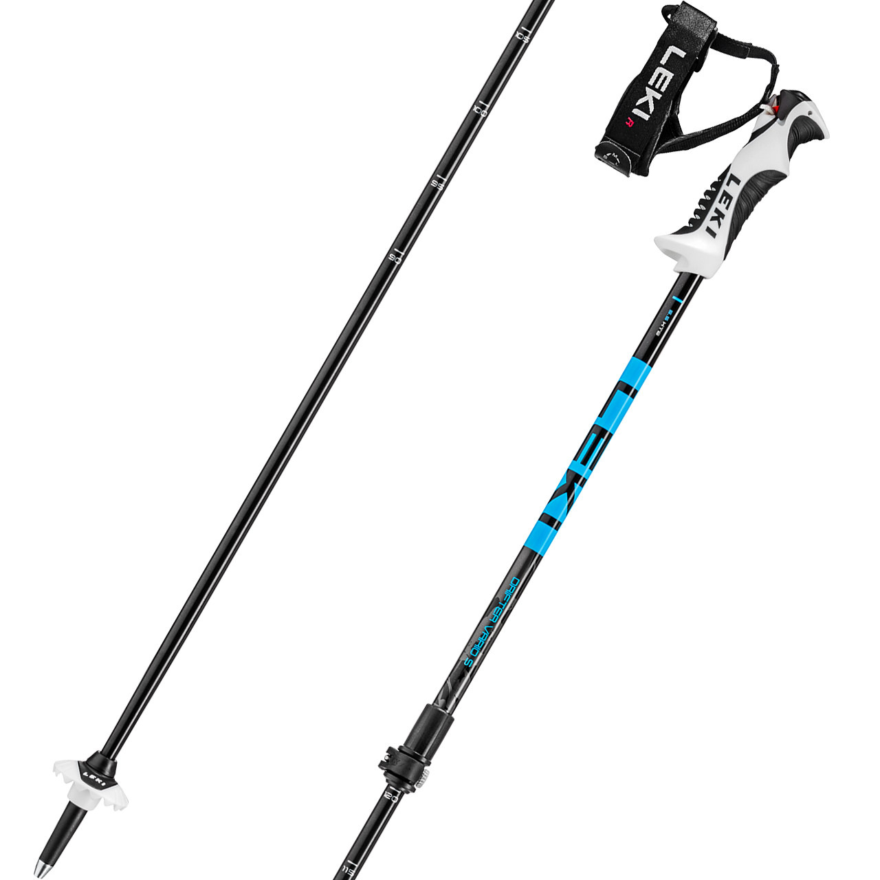 Leki Drifter Vario S black/cyan/dark anthra Leki Drifter Vario S black/cyan/dark anthra von Leki