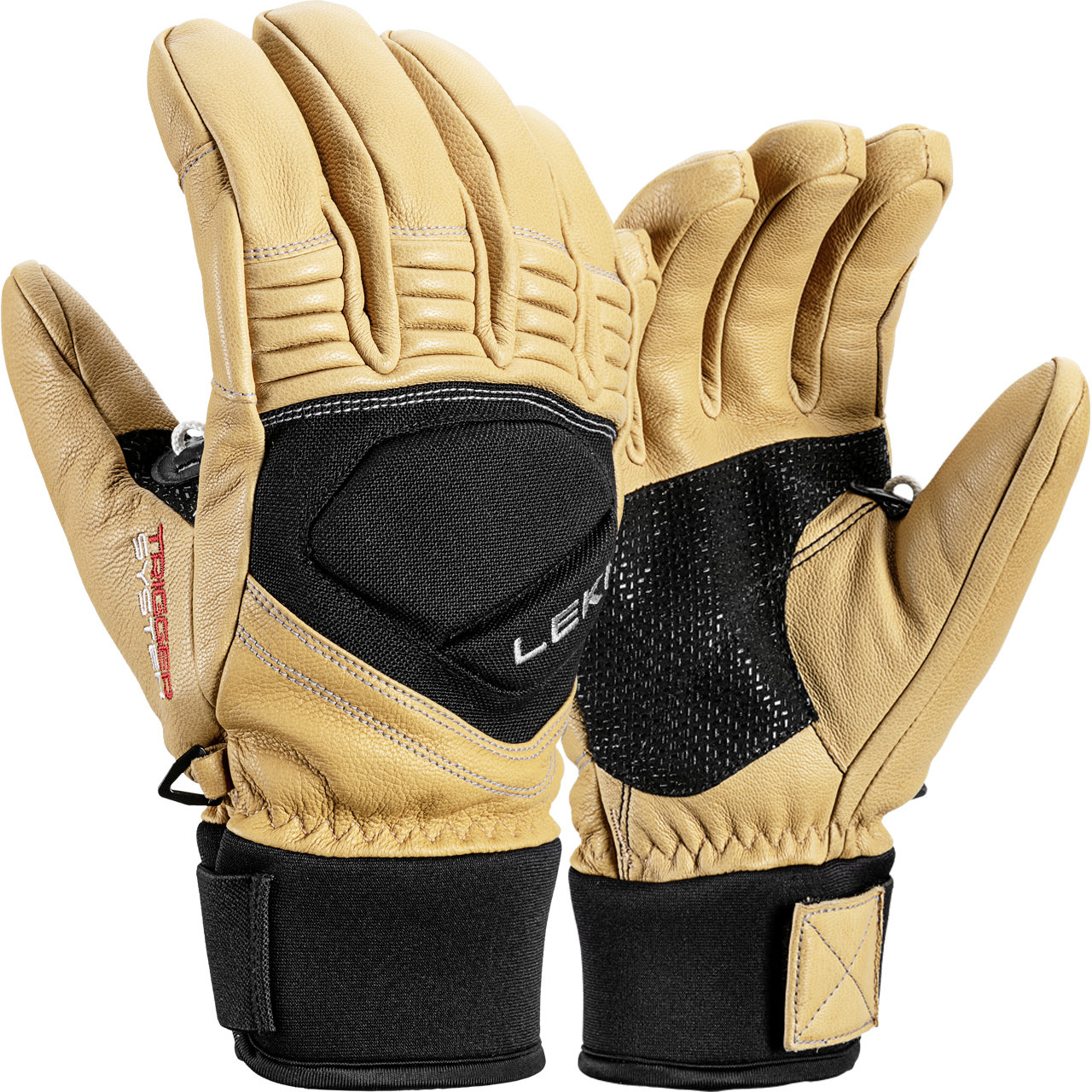 Leki Herren Handschuh COPPER 3D tan/black von Leki