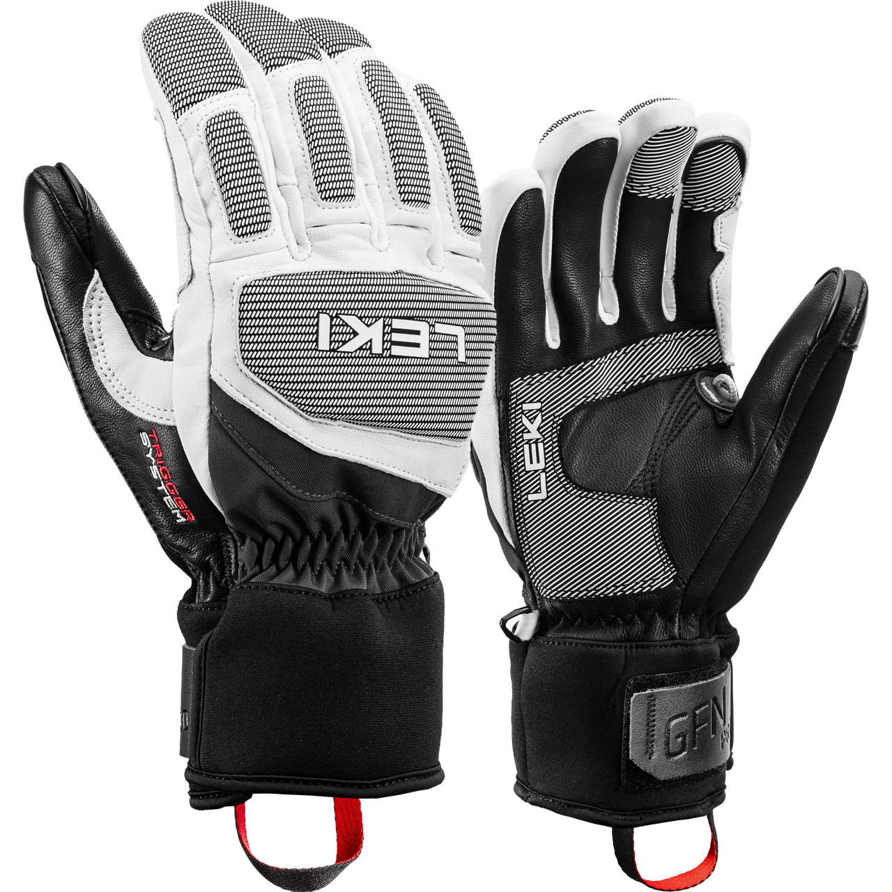 Leki Herren Handschuh GRIFFIN PRO 3D white/black von Leki