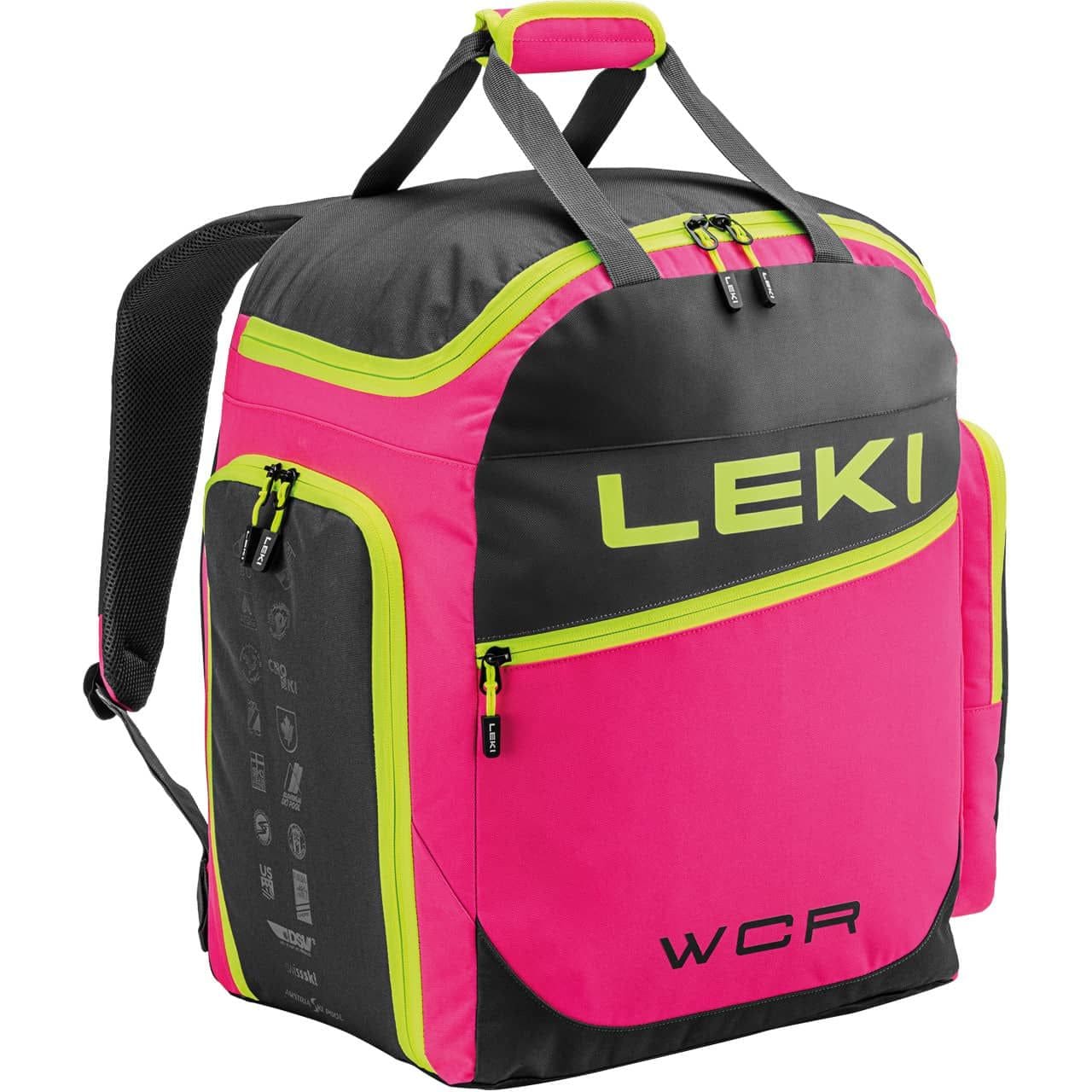 Leki Skiboot Bag WCR 60L neonpink/black/neonyellow Leki Skiboot Bag WCR 60L neonpink/black/neonyellow von Leki
