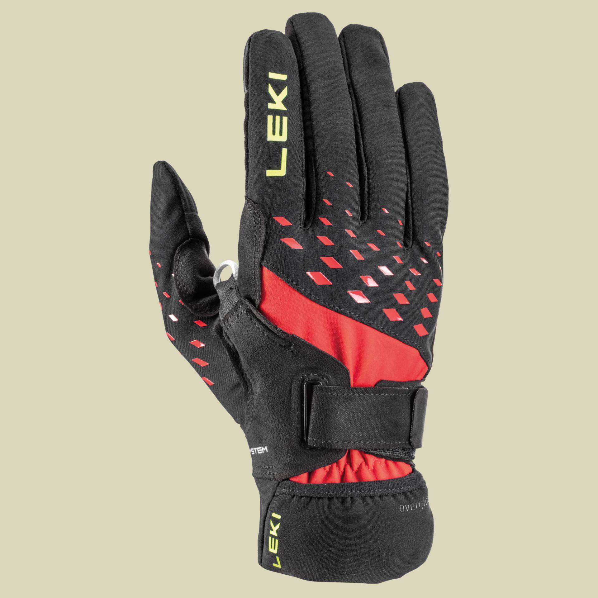 Ultra Trail Storm Shark Größe 8 Farbe black-red-neonyellow von Leki