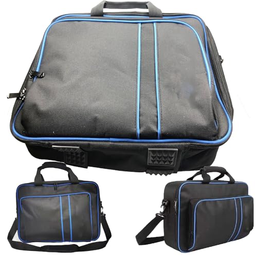 Lelukee Tragetasche für PS5,Reisetasche für PS5,Tasche für PS5 Koffer Kompatibel mit PS5 Disk/Digital Edition,Reisetasche für Konsole, Controller, Spiel Discs, Gaming Headset und anderes Zubehör von Lelukee