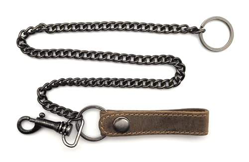 Lemasi Sicherheitskette Metallkette Kellnerkette Kette für Kellner Geldbörse Kellnerbörse Bikerbörsen mit echt Lederschlaufe Lemasi Sicherheitskette Metallkette Kellnerkette Kette für Kellner Geldbörse Kellnerbörse Bikerbörsen mit echt Lederschlaufe von Lemasi