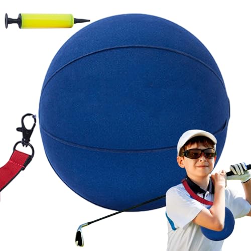 Lembeauty Golfschwungtrainer Smart Ball,Smart Ball Golf - Golf-Übungsgerät mit Luftpumpe,Impact Golfbälle, Arme, Unterarm, Ellenbogen, zwischen Haltung, Lehr- und Übungsausrüstung von Lembeauty