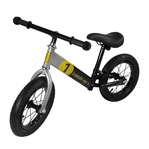 Lemodo Laufrad, Lauflernrad gelb mit Luftreifen, Kinderlaufrad ab 2 Jahre, 12-Zoll Luft-Räder, Kinder Fahrzeug höhenverstellbar, Balance Bike, max. Belastung 50kg Lemodo Laufrad, Lauflernrad gelb mit Luftreifen, Kinderlaufrad ab 2 Jahre, 12-Zoll Luft-Räder, Kinder Fahrzeug höhenverstellbar, Balance Bike, max. Belastung 50kg von Lemodo