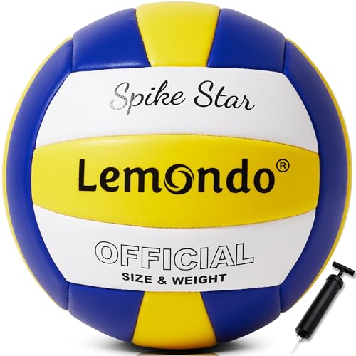 lemondo Volleyball PU Leder Weich Soft Touch Wasserfest Beachvolleyball mit Pumpe Indoor Outdoor Wasserball Ball für Spiel Pool Strand Bälle Sommergeschenk(mit Pumpe) lemondo Volleyball PU Leder Weich Soft Touch Wasserfest Beachvolleyball mit Pumpe Indoor Outdoor Wasserball Ball für Spiel Pool Strand Bälle Sommergeschenk(mit Pumpe) von lemondo