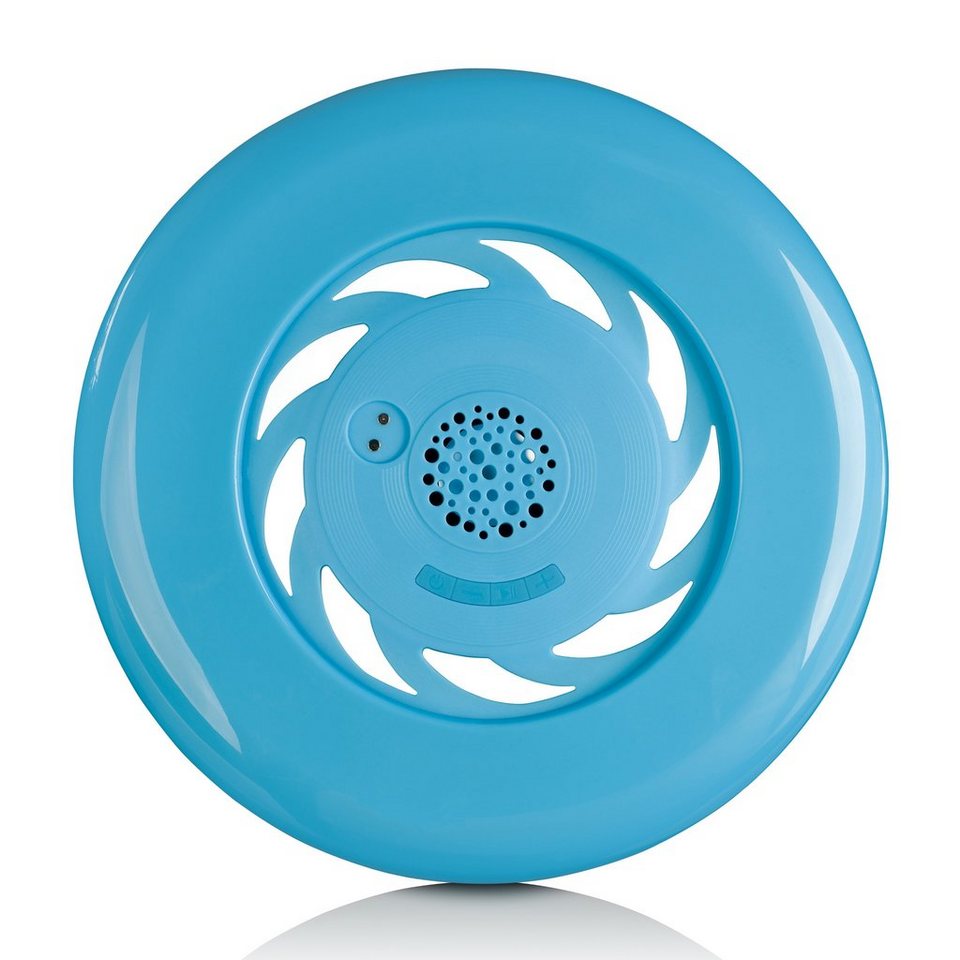 Lenco AFB-100BU Bluetooth-Lautsprecher 1.0 (Bluetooth, 2 W, Wasserfeste Bluetooth Frisbee mit Lautsprechern - 20m Sound-Reichweite) von Lenco