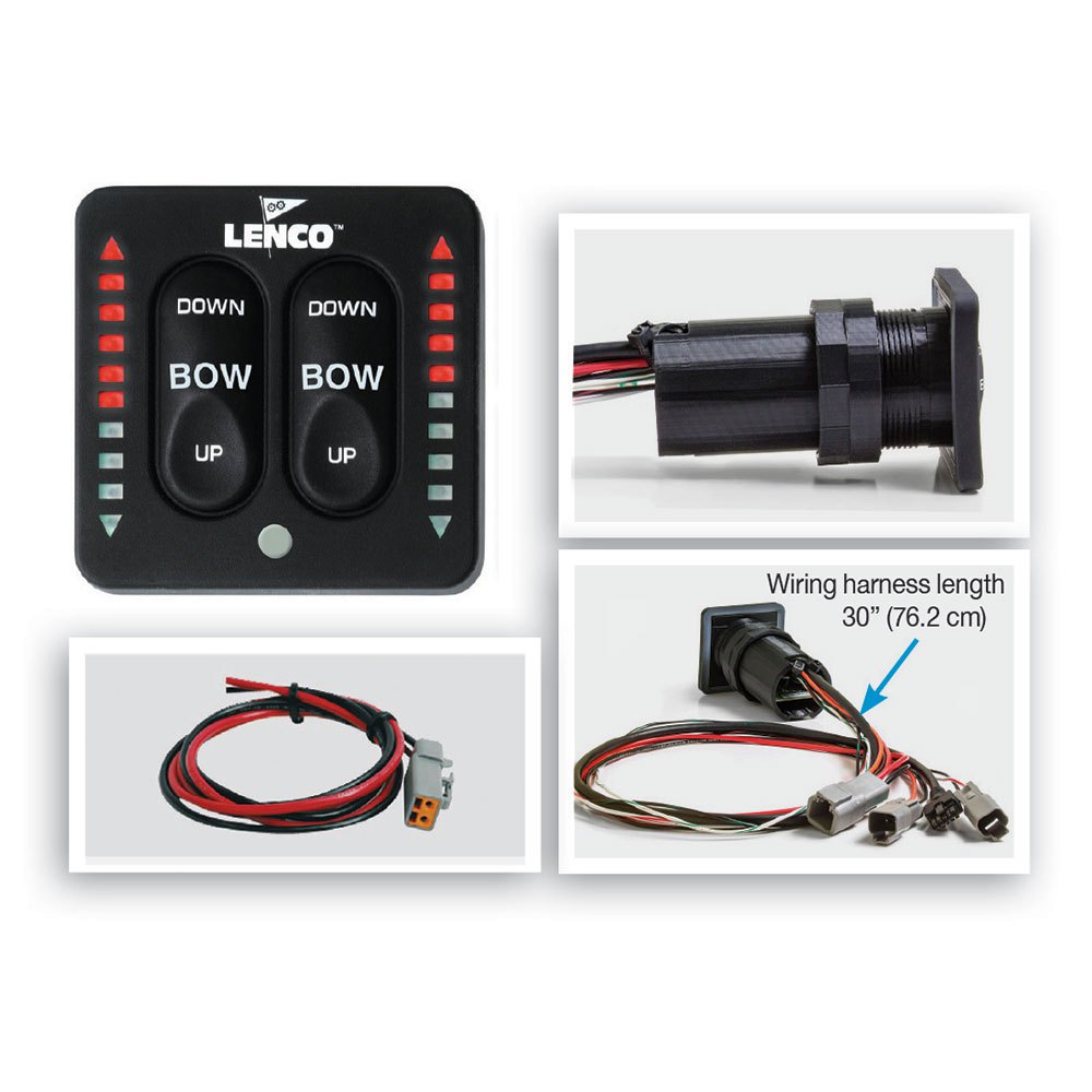 Lenco Marine Electric Trim Tab Switch Kit For Single Actuator Led Indicator Schwarz Lenco Marine Electric Trim Tab Switch Kit For Single Actuator Led Indicator Schwarz von Lenco Marine