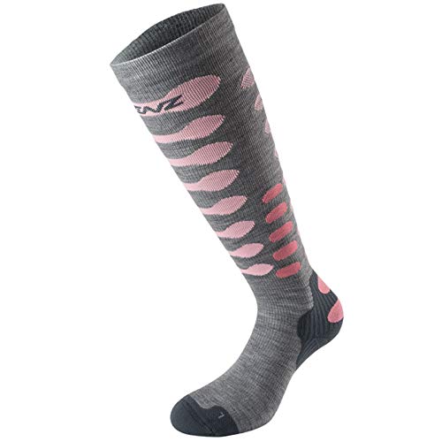Lenz Compression 3.0 Merino Socken Grau/Pink S Lenz Compression 3.0 Merino Socken Grau/Pink S von Lenz