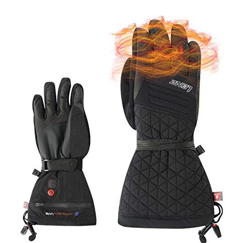 Lenz HEAT GLOVE 4.0 Women Set mit 1800 Li-Ion Akku beheizbare Handschuhe beheizbar Handschuhe mit Heizung Motorrad Winterhandschuhe Heizhandschuhe beheizt Größe XS von Lenz