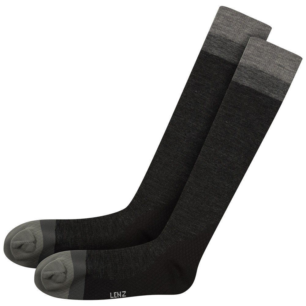 Lenz Merino Compression 1 Long Socks Schwarz EU 35-38 Mann von Lenz