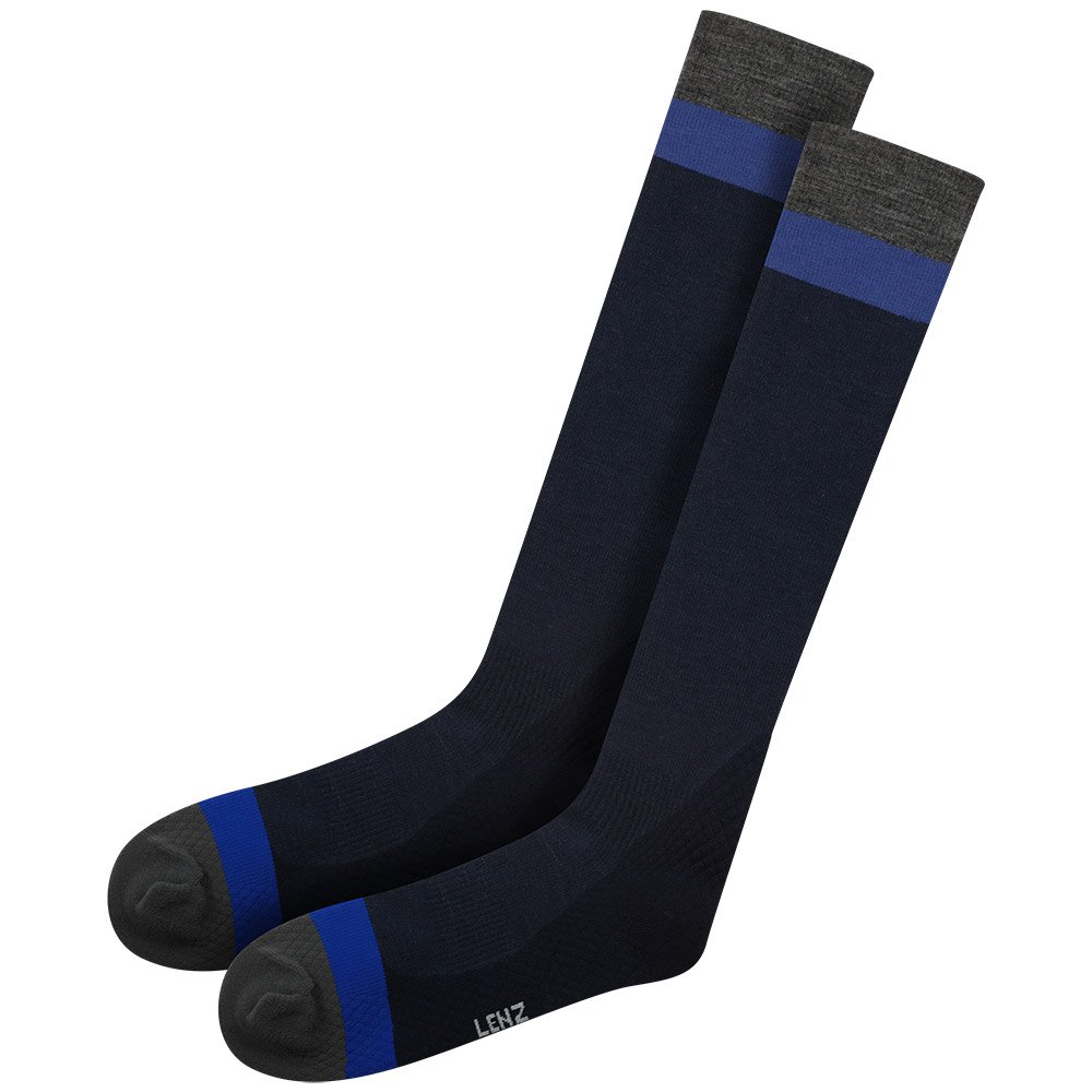 Lenz Merino Compression 1 Long Socks Blau EU 42-44 Mann von Lenz
