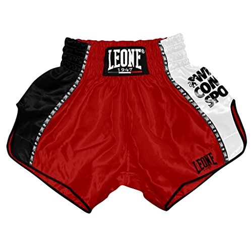 LEONE 1947, Trainingsshorts Kick-Thai, Unisex-Erwachsene, Rot, XXL, AB760 LEONE 1947, Trainingsshorts Kick-Thai, Unisex-Erwachsene, Rot, XXL, AB760 von LEONE 1947