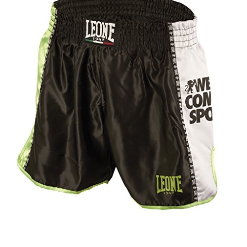 LEONE 1947, Trainingsshorts Kick-Thai, Unisex-Erwachsene, Schwarz, XXL, AB760 LEONE 1947, Trainingsshorts Kick-Thai, Unisex-Erwachsene, Schwarz, XXL, AB760 von LEONE 1947