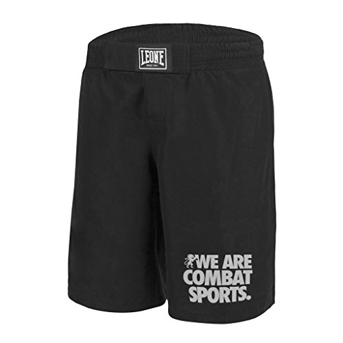 LEONE 1947, Einfache MMA-Shorts, Unisex-Erwachsene, Schwarz, XS, AB795 LEONE 1947, Einfache MMA-Shorts, Unisex-Erwachsene, Schwarz, XS, AB795 von LEONE 1947
