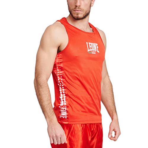 LEONE 1947, Boxweste, Rot, XXL, AB726 LEONE 1947, Boxweste, Rot, XXL, AB726 von LEONE 1947