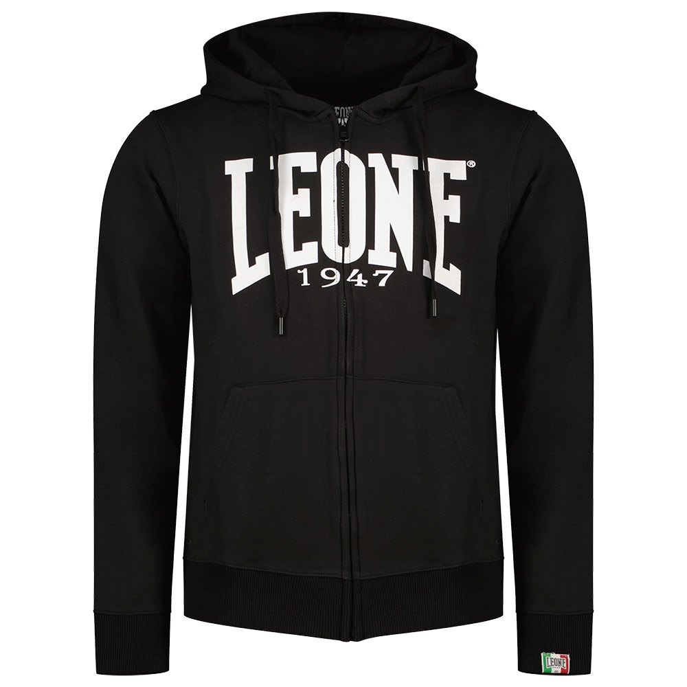 Leone Apparel Big Logo Basic Full Zip Sweatshirt Schwarz L Mann von Leone Apparel