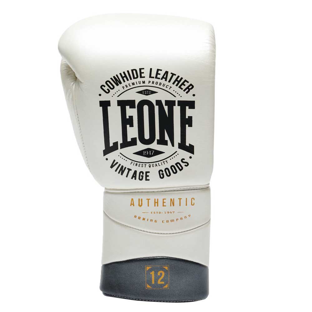 Leone1947 Authentic 2 Leather Artificial Boxing Gloves Weiß 10 oz Leone1947 Authentic 2 Leather Artificial Boxing Gloves Weiß 10 oz von Leone1947