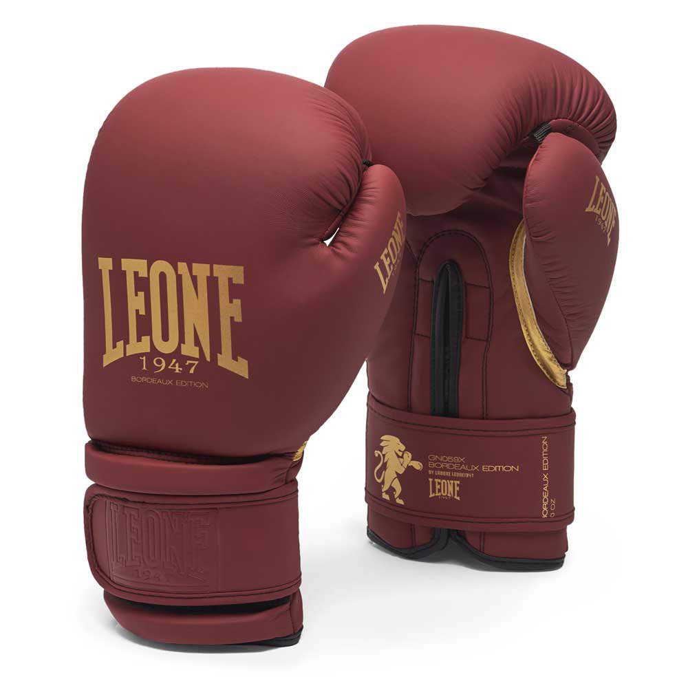 Leone1947 Bordeaux Edition Combat Gloves Rot 12 oz Leone1947 Bordeaux Edition Combat Gloves Rot 12 oz von Leone1947