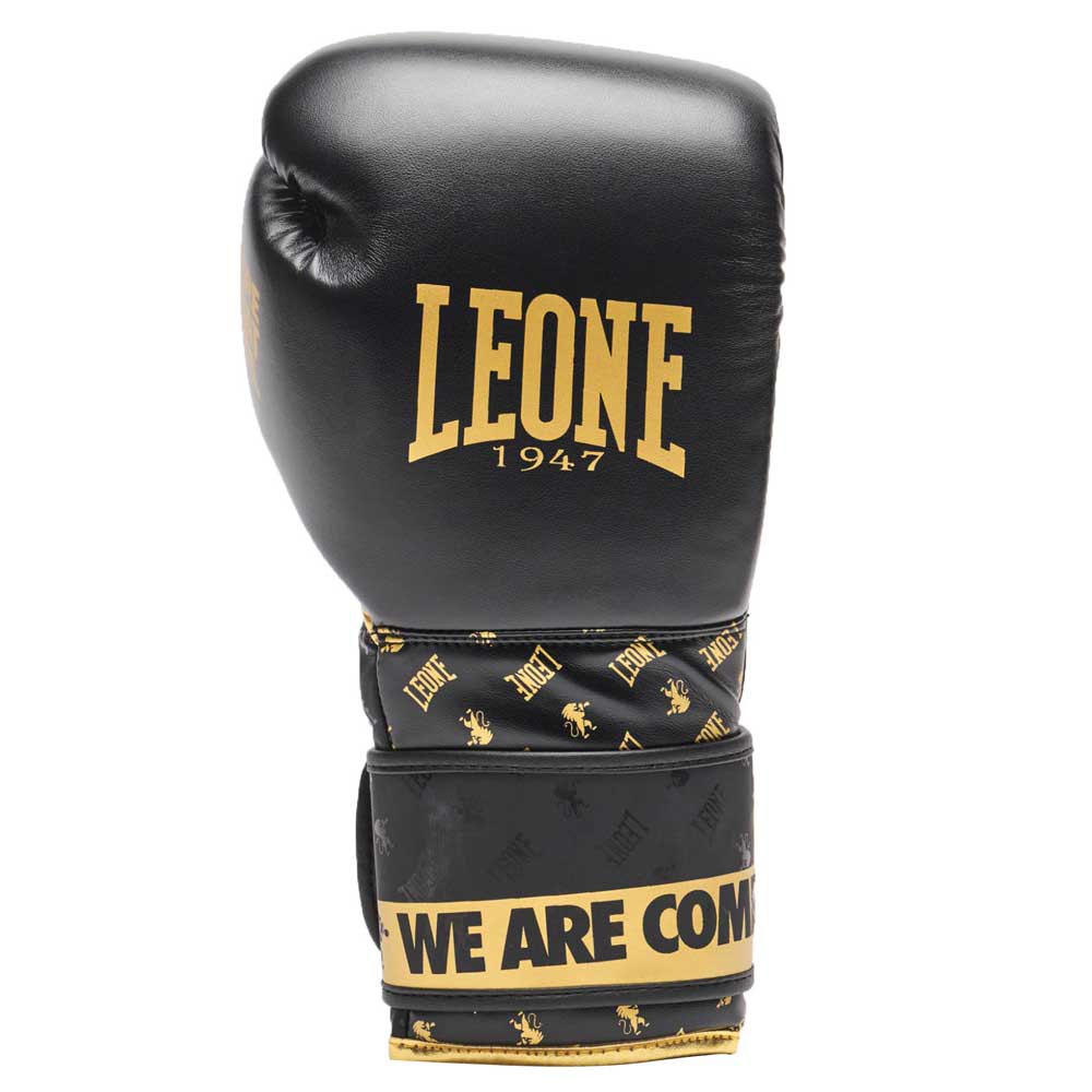 Leone1947 Dna Leather Artificial Boxing Gloves Schwarz 16 oz von Leone1947