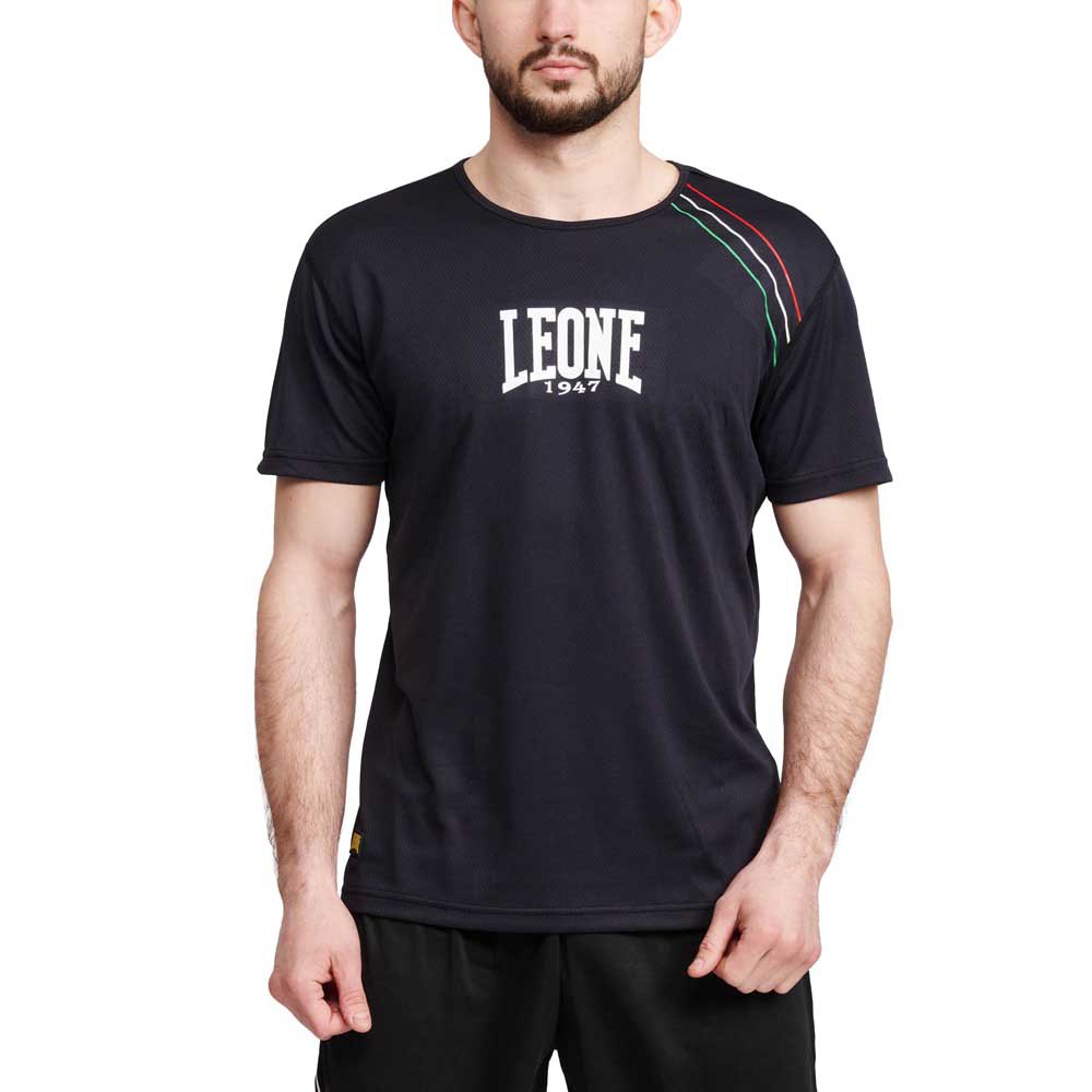 Leone1947 Flag Short Sleeve T-shirt Schwarz S Mann von Leone1947