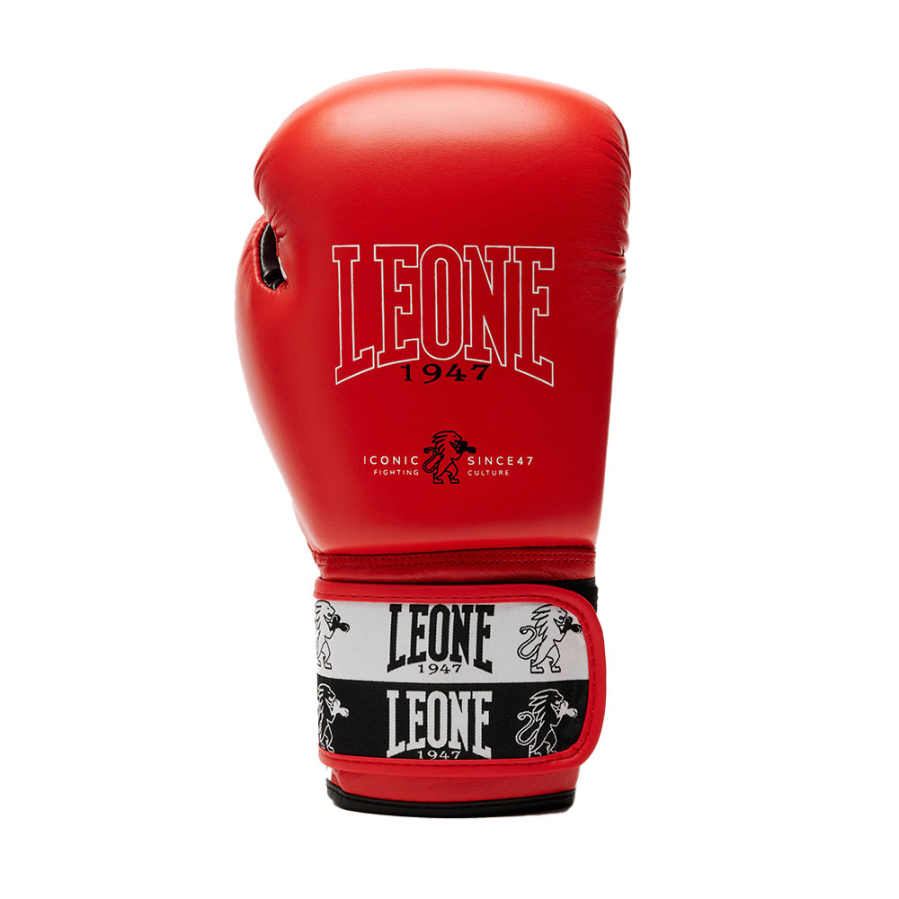 Leone1947 Iconic Artificial Leather Boxing Gloves Rot 14 Oz Leone1947 Iconic Artificial Leather Boxing Gloves Rot 14 Oz von Leone1947