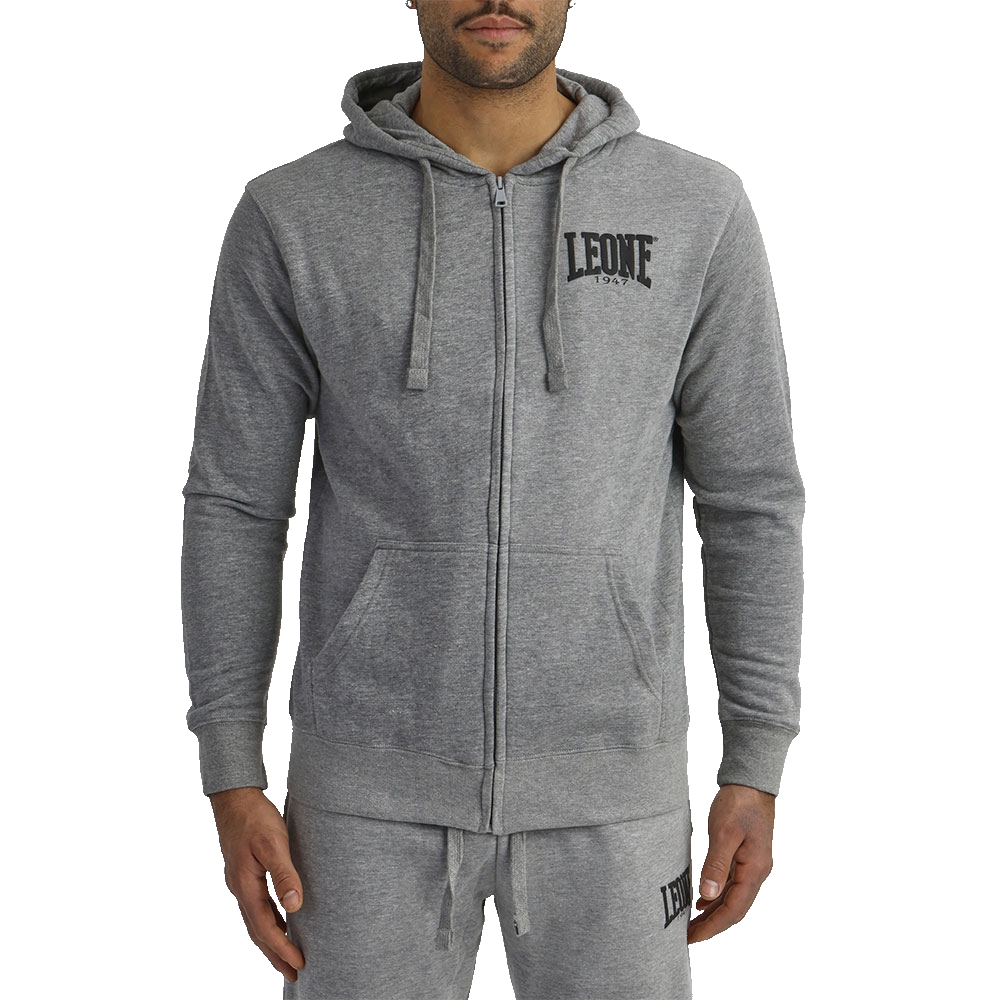 Leone1947 Logo Full Zip Sweatshirt Grau S Mann Leone1947 Logo Full Zip Sweatshirt Grau S Mann von Leone1947