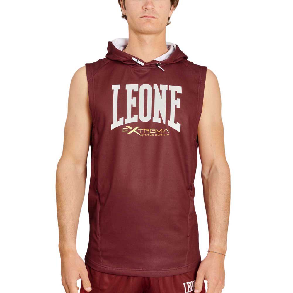 Leone1947 Logo Sleeveless Hoodie Rot M Mann Leone1947 Logo Sleeveless Hoodie Rot M Mann von Leone1947