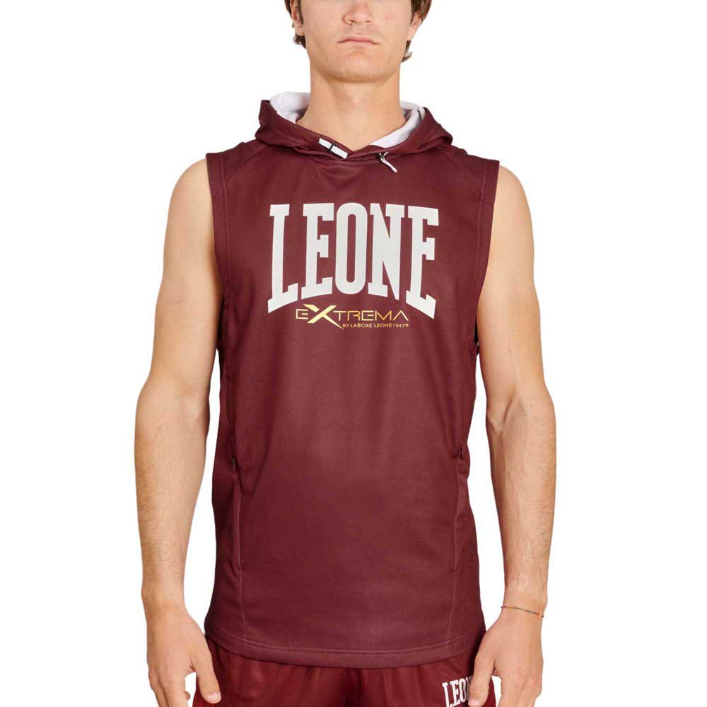 Leone1947 Logo Sleeveless Hoodie Rot M Mann von Leone1947