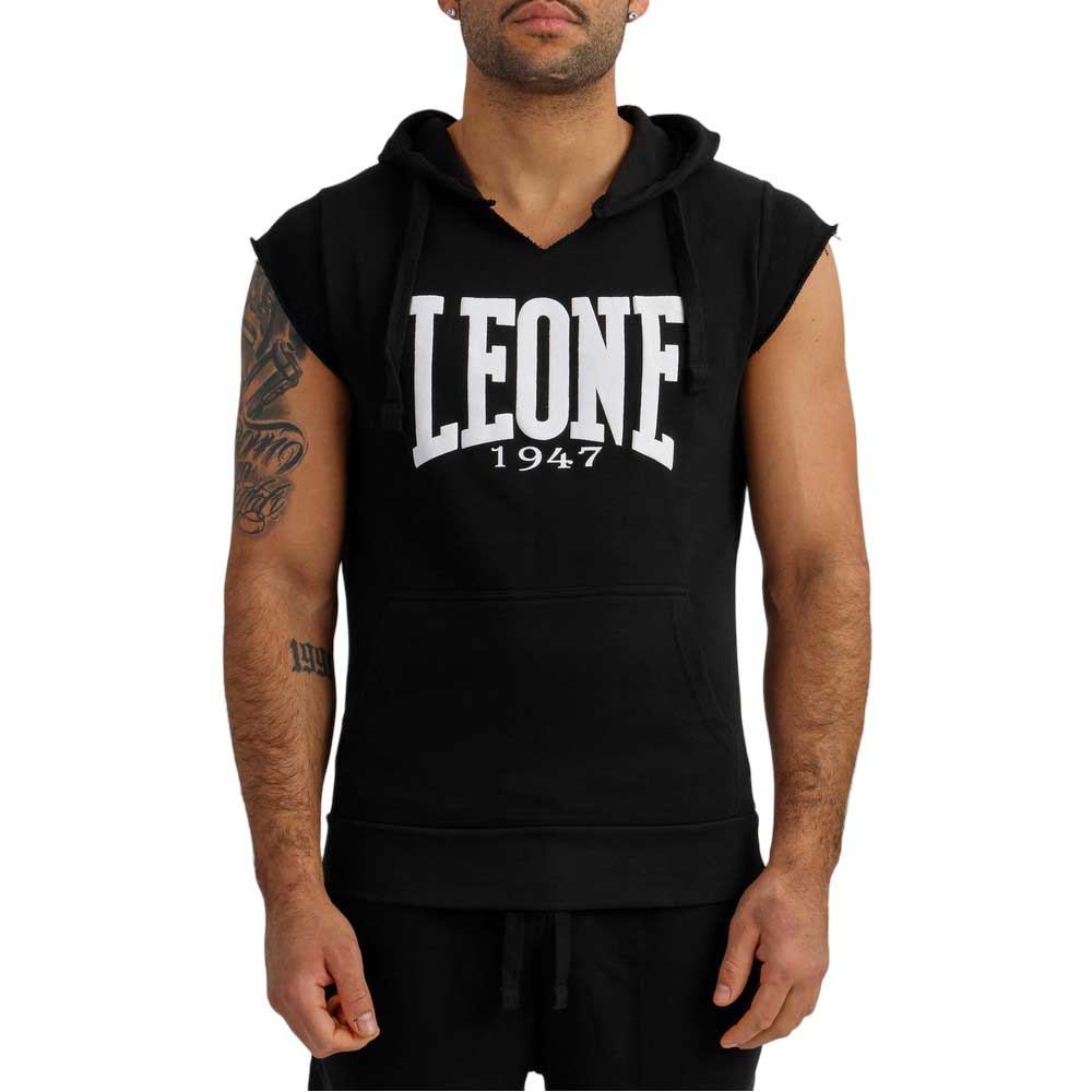 Leone1947 Logo Sleeveless Hoodie Schwarz M Mann Leone1947 Logo Sleeveless Hoodie Schwarz M Mann von Leone1947