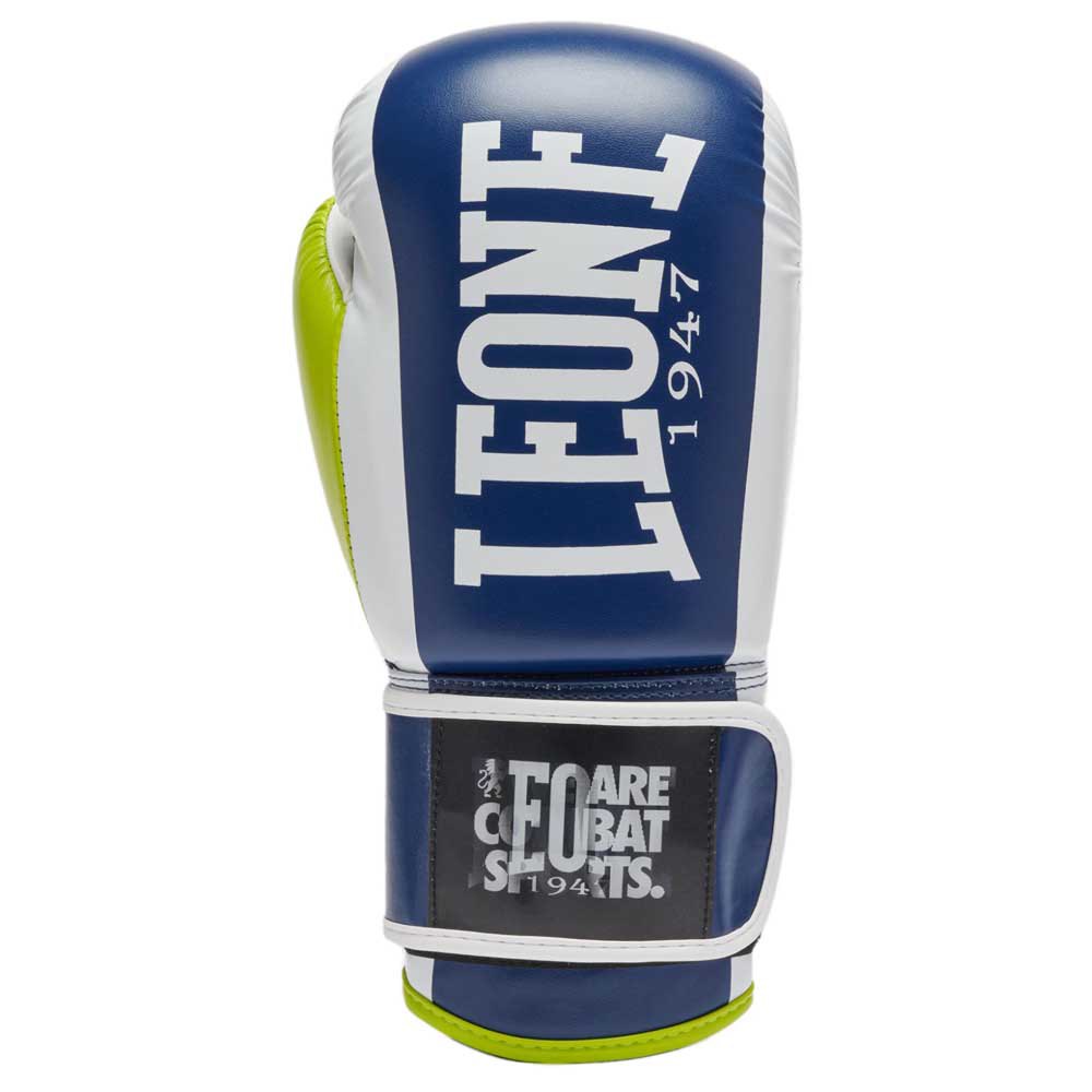 Leone1947 Logo Wacs Leather Artificial Boxing Gloves Blau 12 oz Leone1947 Logo Wacs Leather Artificial Boxing Gloves Blau 12 oz von Leone1947