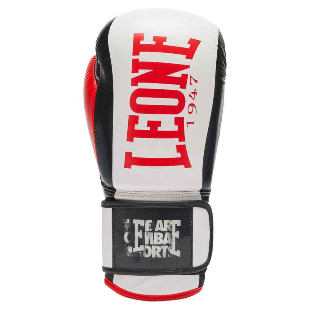 Leone1947 Logo Wacs Leather Artificial Boxing Gloves Rot,Weiß 12 oz Leone1947 Logo Wacs Leather Artificial Boxing Gloves Rot,Weiß 12 oz von Leone1947